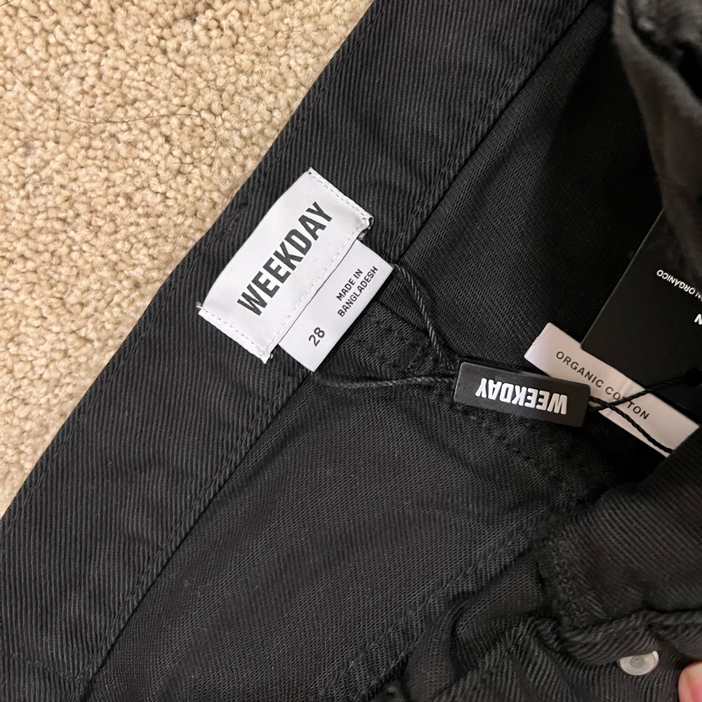 ASOS Weekday Black Jeans - Picture 3 of 5